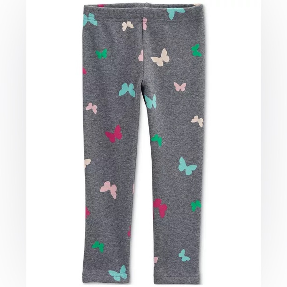 Carter's Toddler Girls Butterfly-Print Cozy Fleece Leggings
